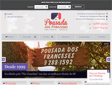 Tablet Screenshot of pousadadosfranceses.com.br